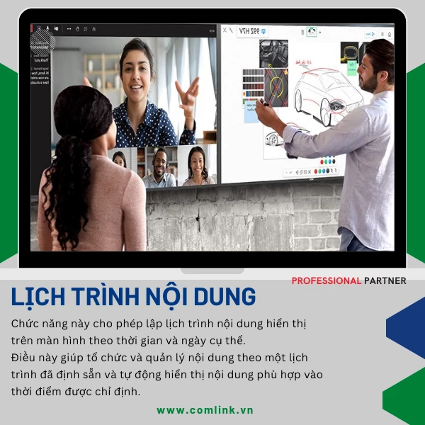lịch trình nội dung