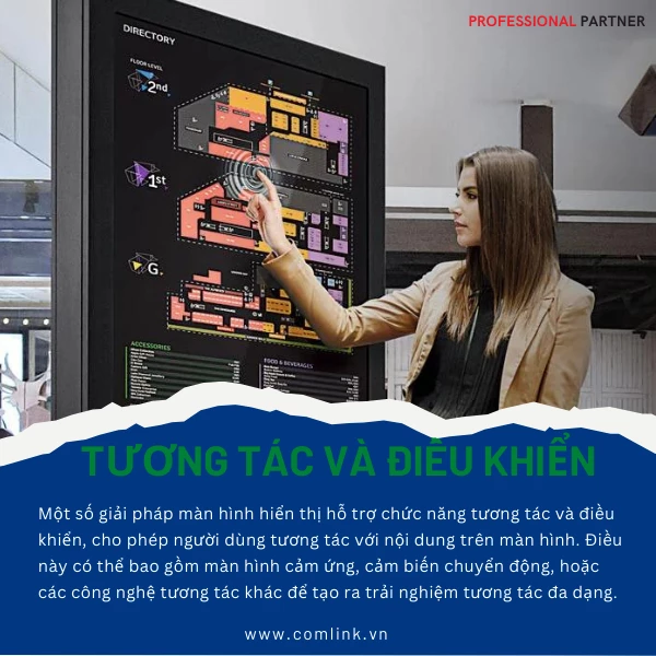 chức năng tương tác