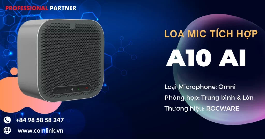 Loa Mic Tích hợp A10 Rocware USB AI