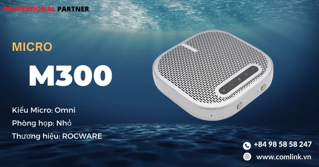 Loa Mic tích hợp M300 Rocware Omni Bluetooth