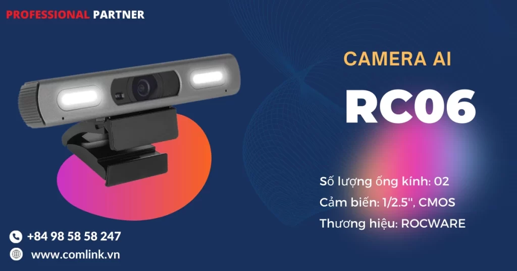 Camera RC06 Rocware 4K USB