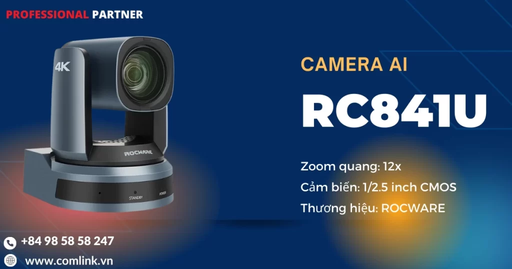 Camera RC841U Rocware 4K PTZ