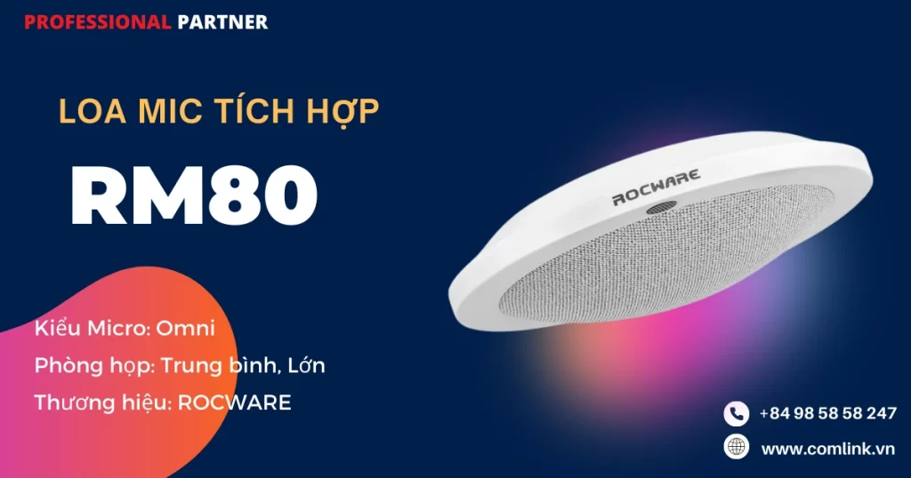 Loa Mic tích hợp RM80 Rocware Omni USB