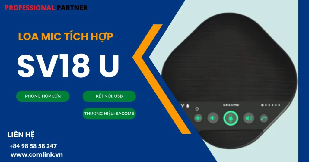 Loa mic tích hợp SV18U Eacome