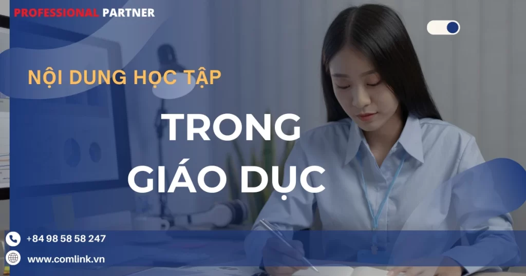 Nội dung học tập trong giáo dục thông minh