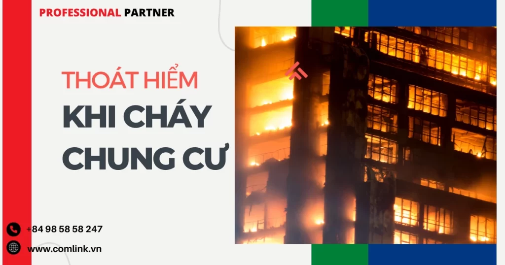 Thoát hiểm khi cháy chung cư