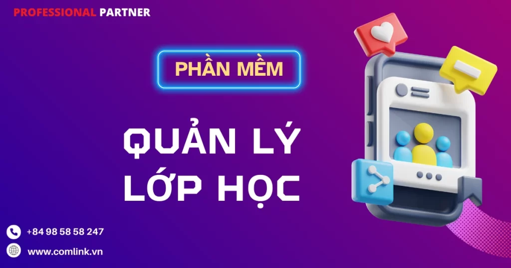Phần mềm quản lý lớp học