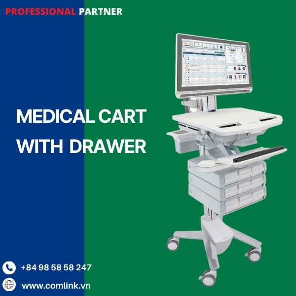 Medical Cart with Drawer