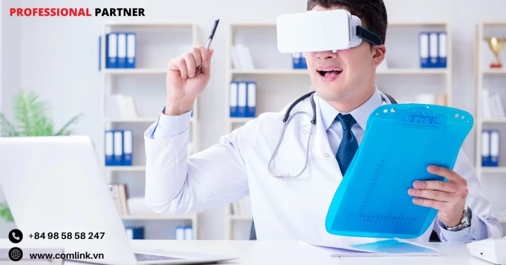 Kính VR trong xe cứu thương