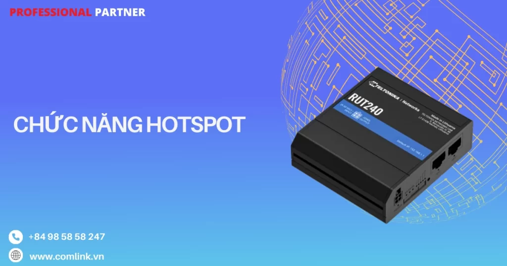 Chức năng hotspot