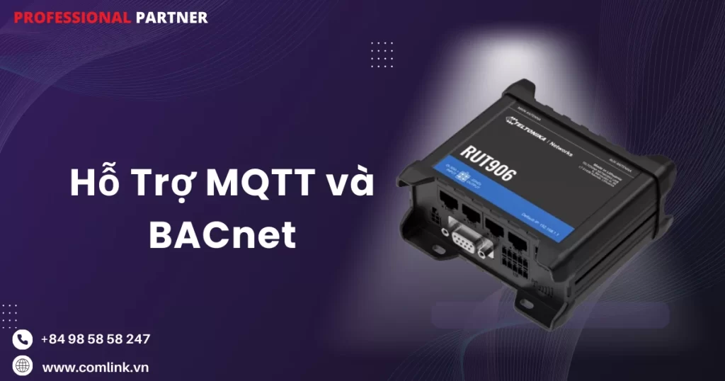 Hỗ trợ MQTT và BACnet
