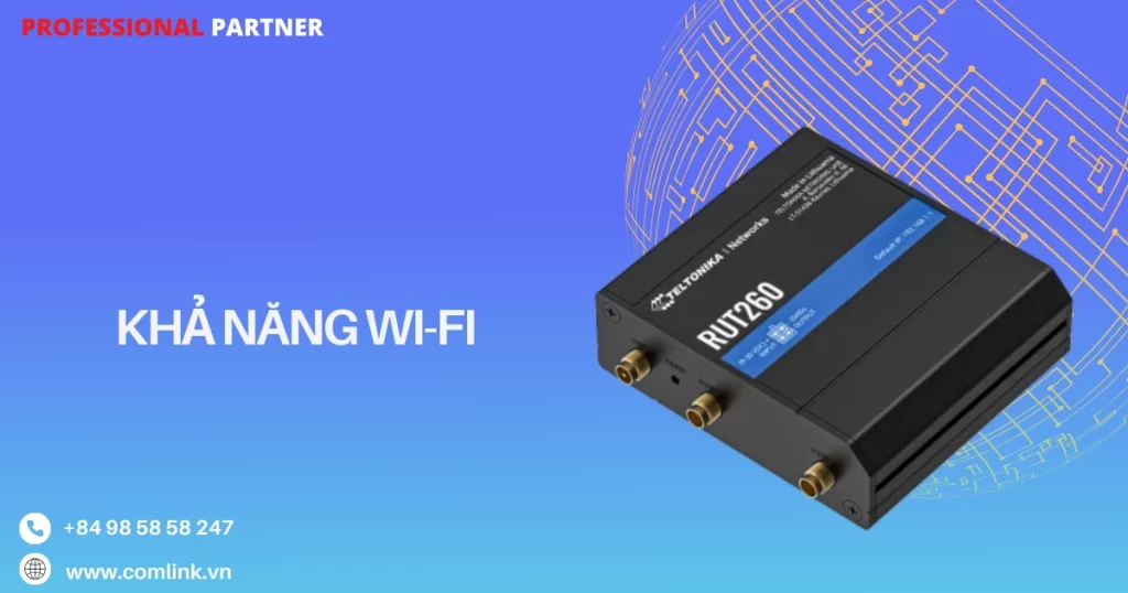 Khả năng Wifi