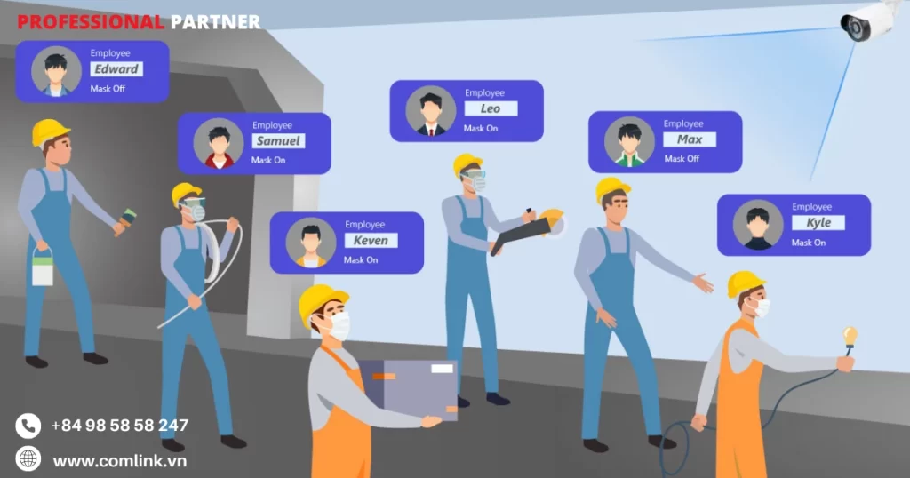 Nhận dạng khi đeo khẩu trang và đồ bảo hộ