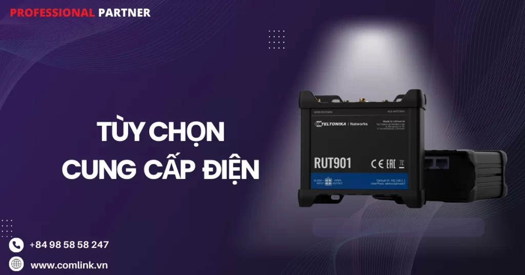 Tùy chọn cung cấp điện