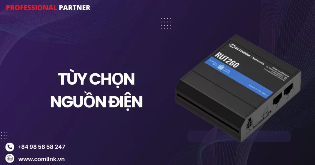 Tùy chọn nguồn điện