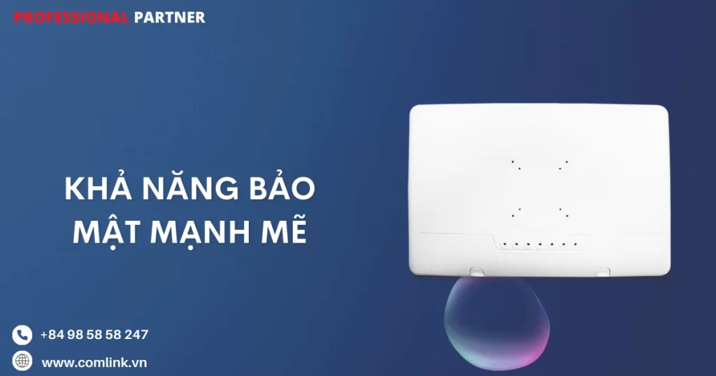 Bảo mật mạnh mẽ