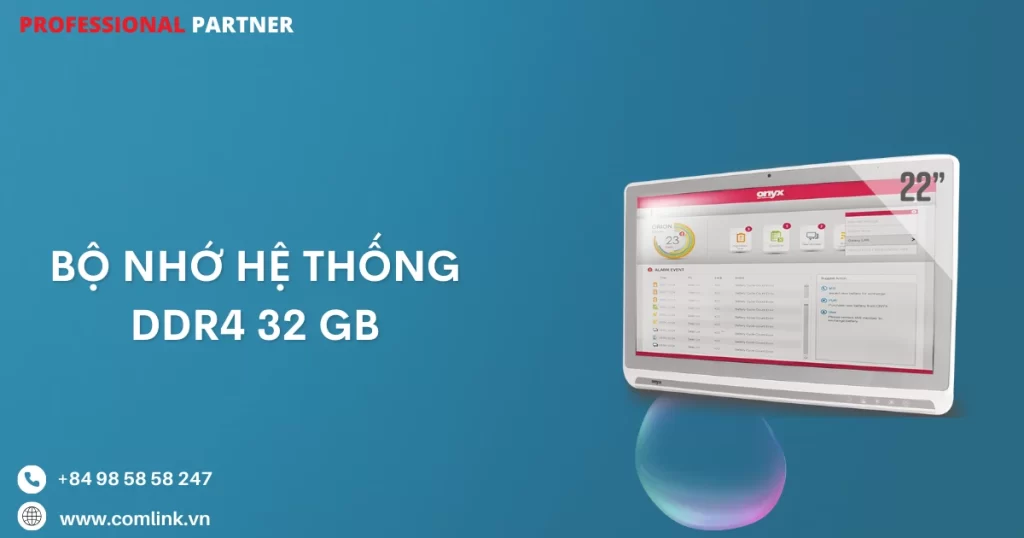 Bộ nhớ hệ thống DDR4 32Gb