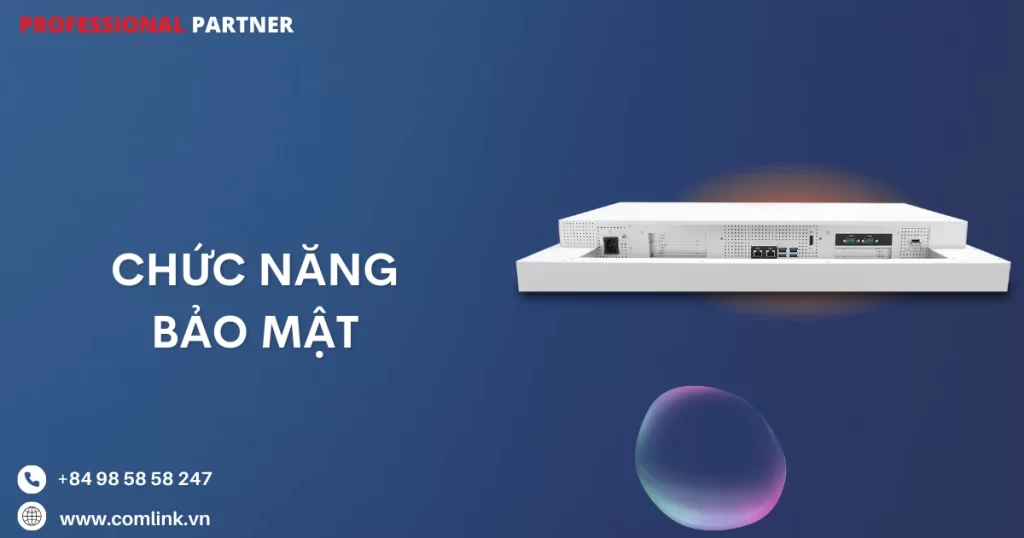 Chức năng bảo mật