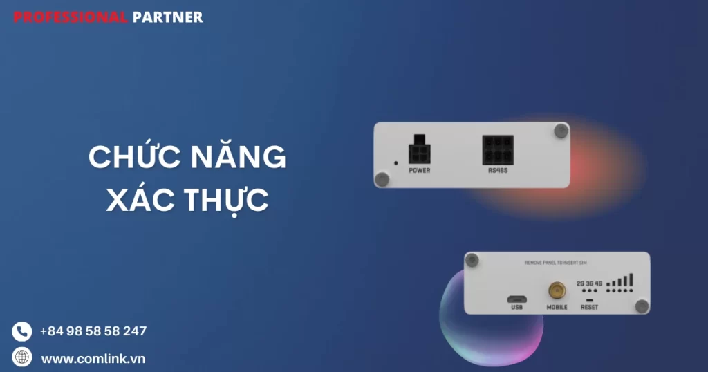 Chức năng xác thực