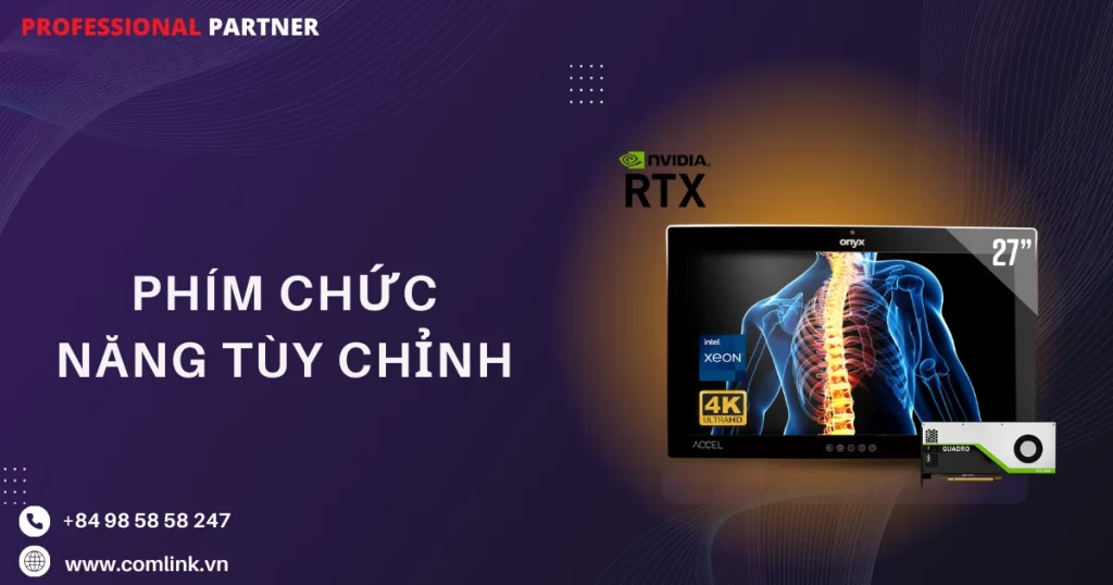 Có phím chức năng tùy chỉnh