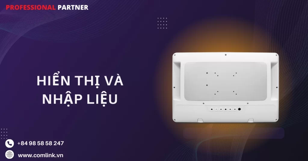 Hiển thị và nhập liệu