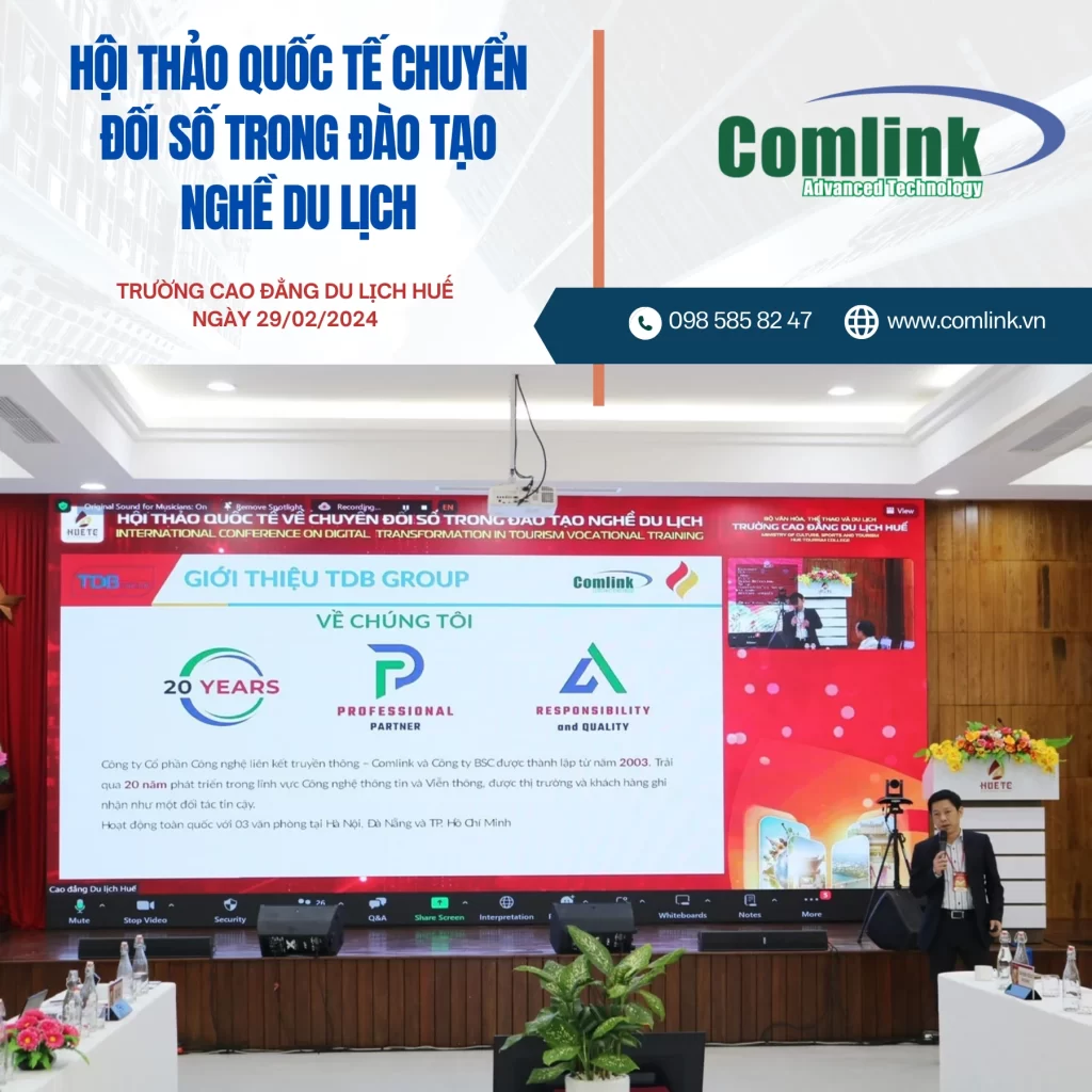 Ông Đỗ Năng Tùng phát biểu giới thiệu về Comlink