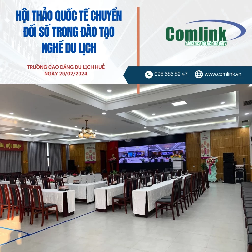 Phòng hội thảo trước giờ khai mạc