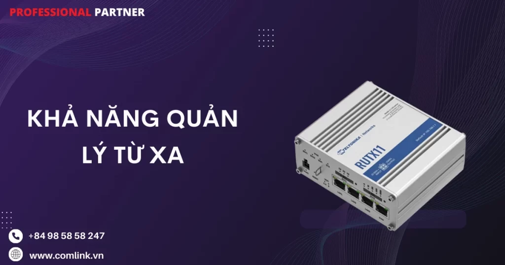 Khả năng quản lý từ xa