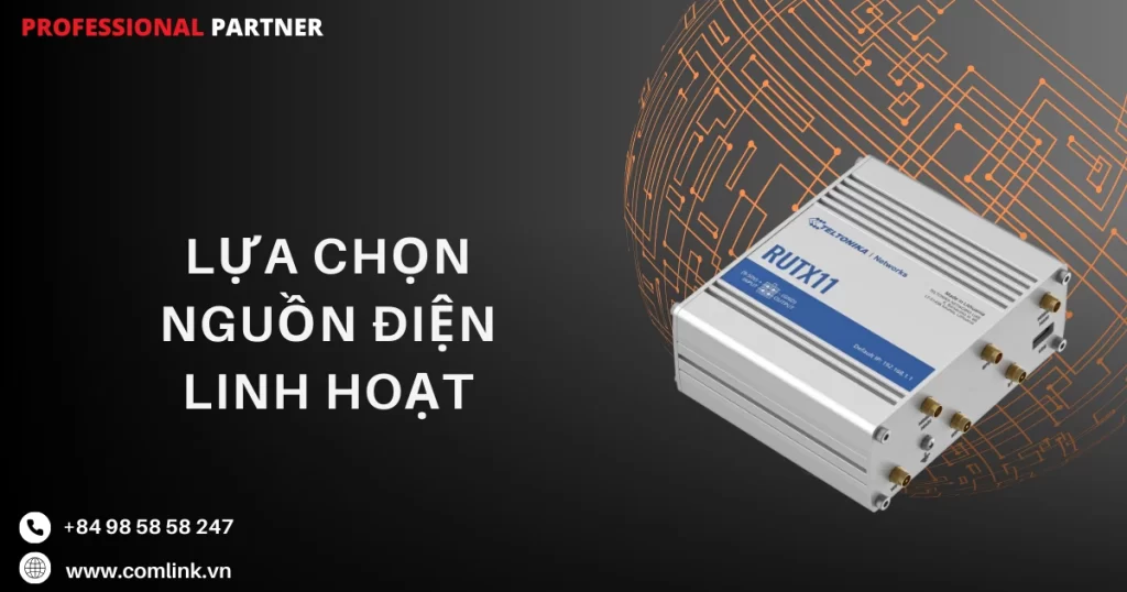 Lựa chọn nguồn điện linh hoạt