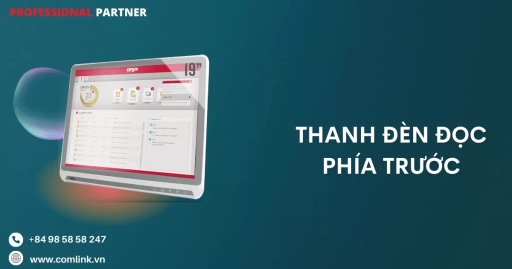 Thanh đèn đọc phía trước