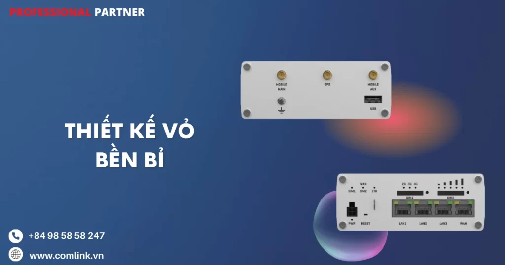 Thiết kế vỏ bền bỉ