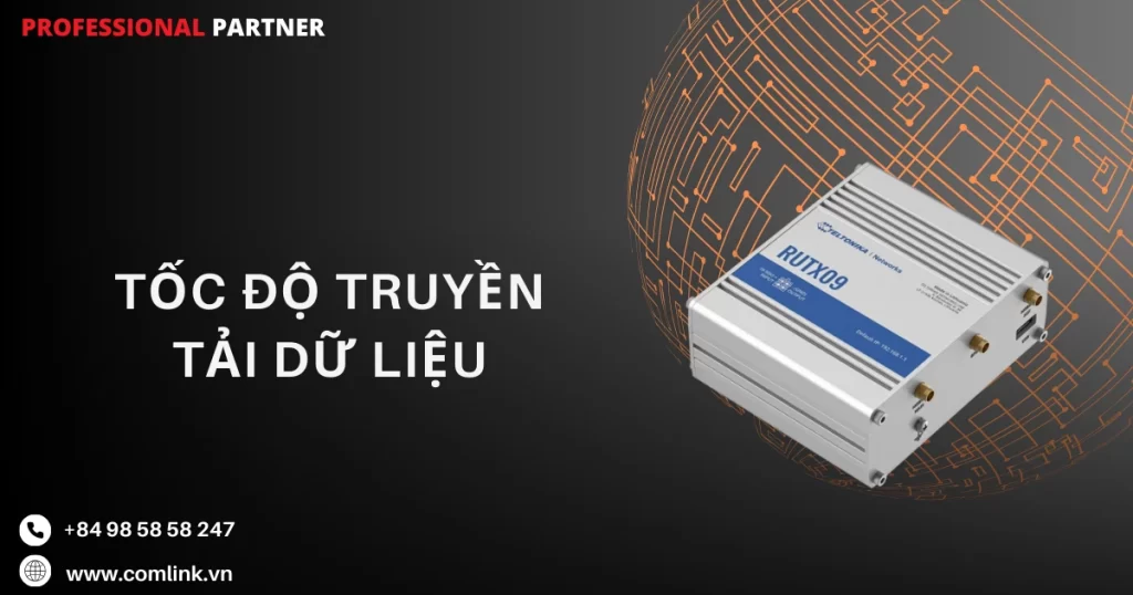 Tốc độ truyền tải dữ liệu