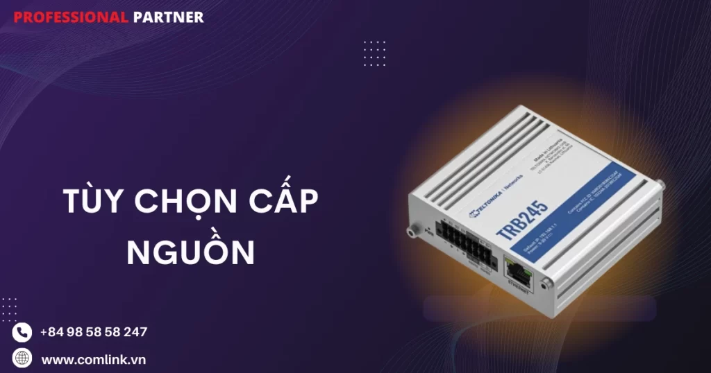 Tùy chọn cấp nguồn