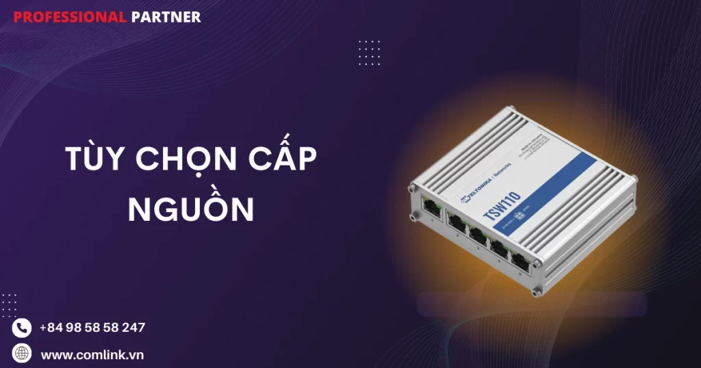 Tùy chọn cấp nguồn