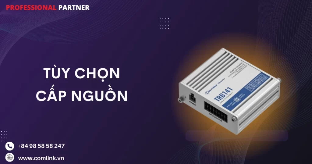 Tùy chọn cấp nguồn điện