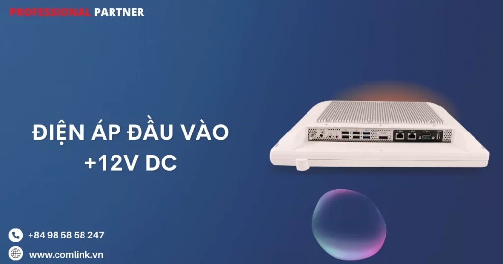 Điện áp đầu vào 12V DC