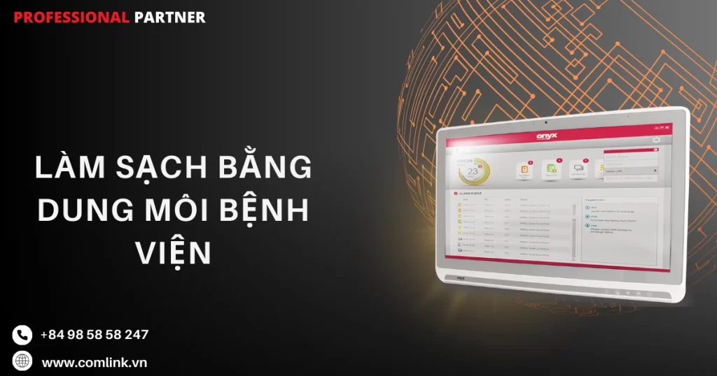 Làm sạch bằng dung môi bệnh viện