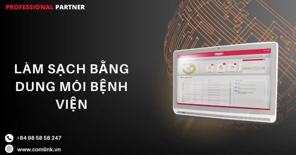 Làm sạch bằng dung môi bệnh viện