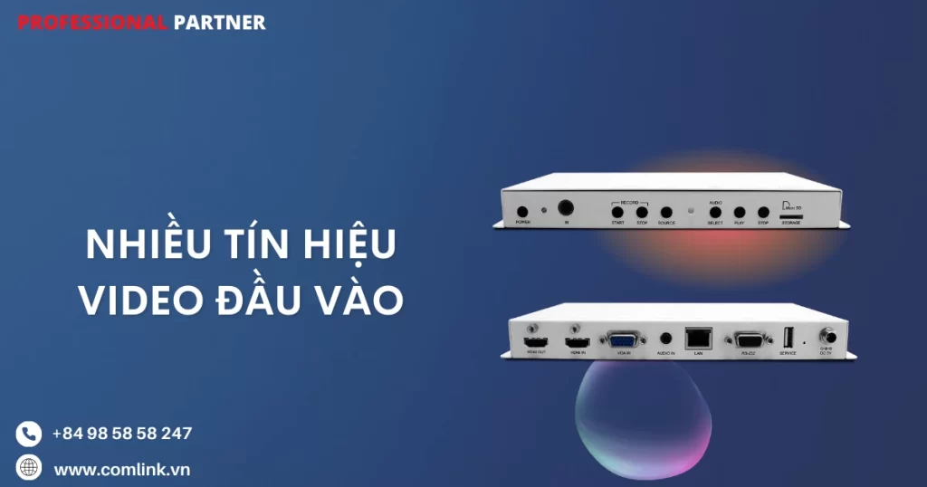 Nhiều tín hiệu video đầu vào
