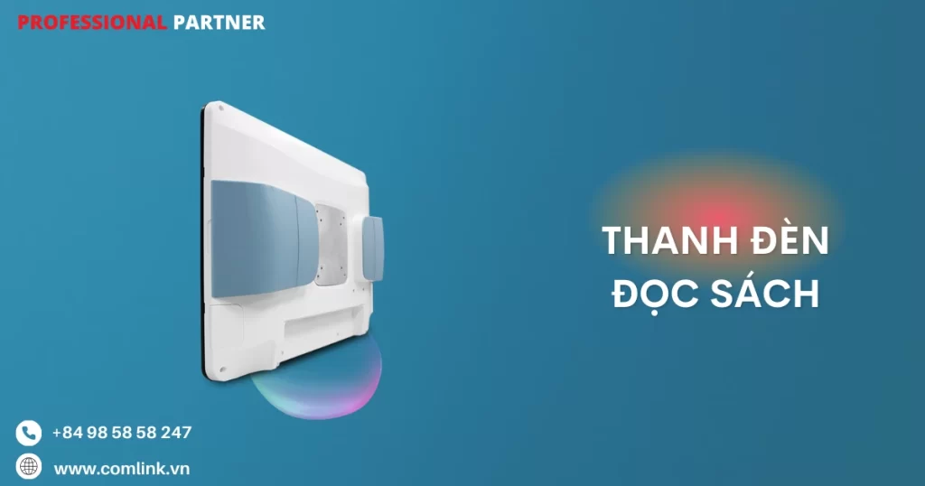 Thanh đèn dọc sách