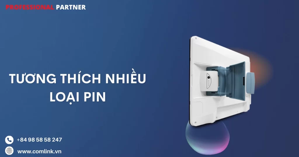 Tương thích nhiều loại pin