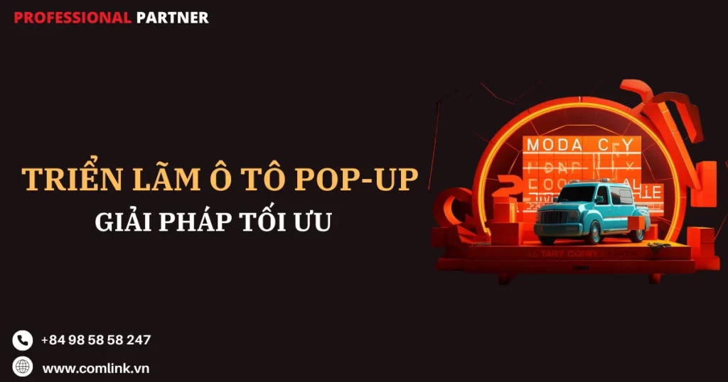 Kết nối mạng triển lãm ô tô Pop-Up