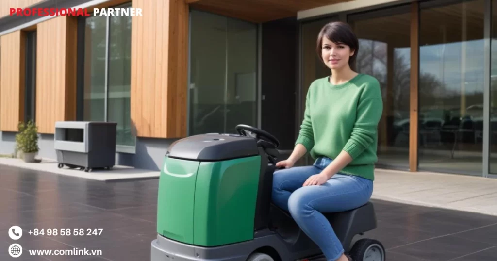 Bánh xe của máy chà sàn