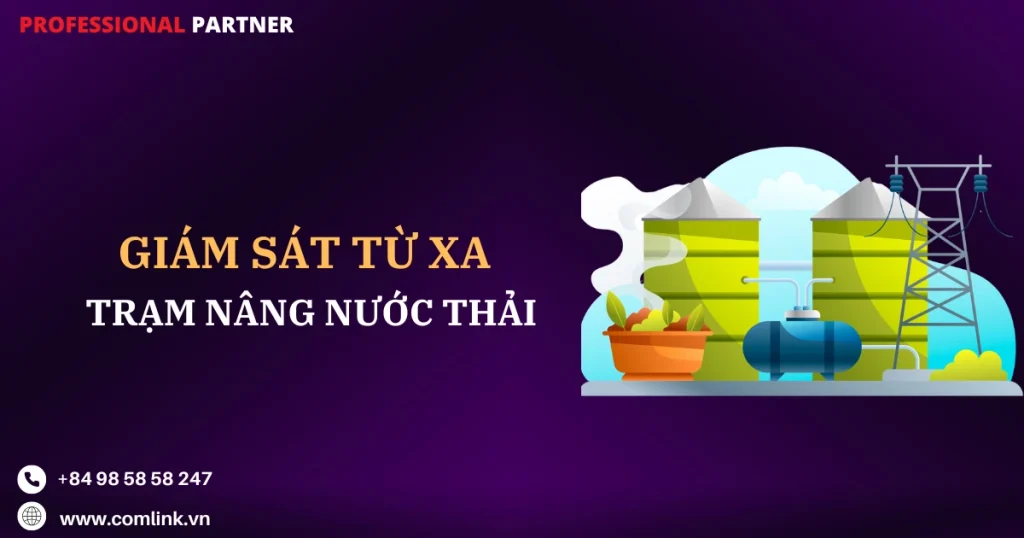 Giám sát trạm nâng nước thải từ xa