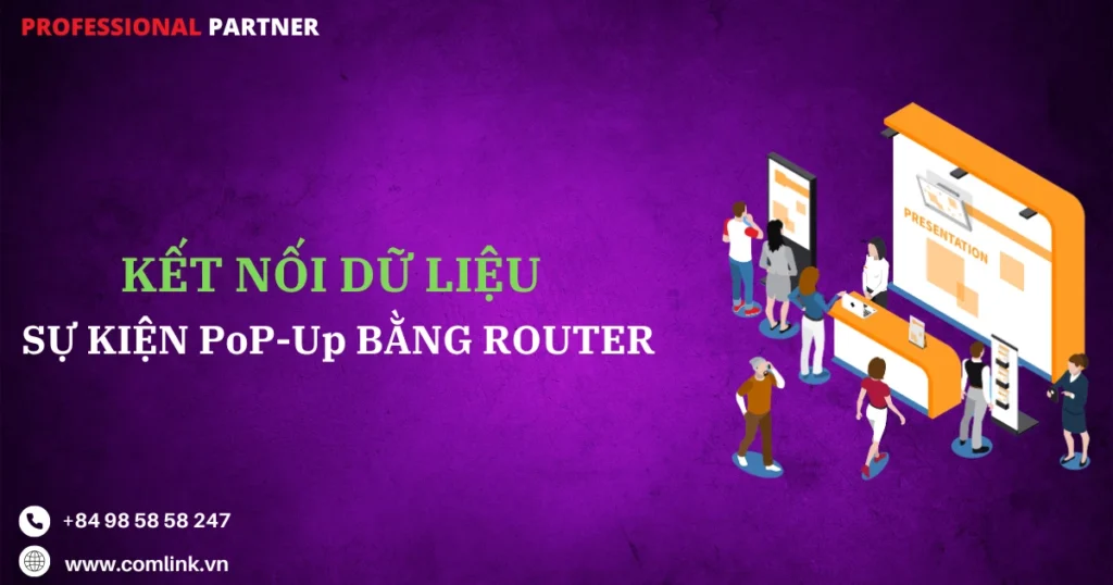 Kết nối dữ liệu sự kiện PoP-Up