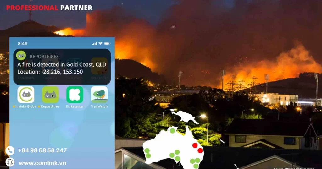 Ứng dụng ReportFires