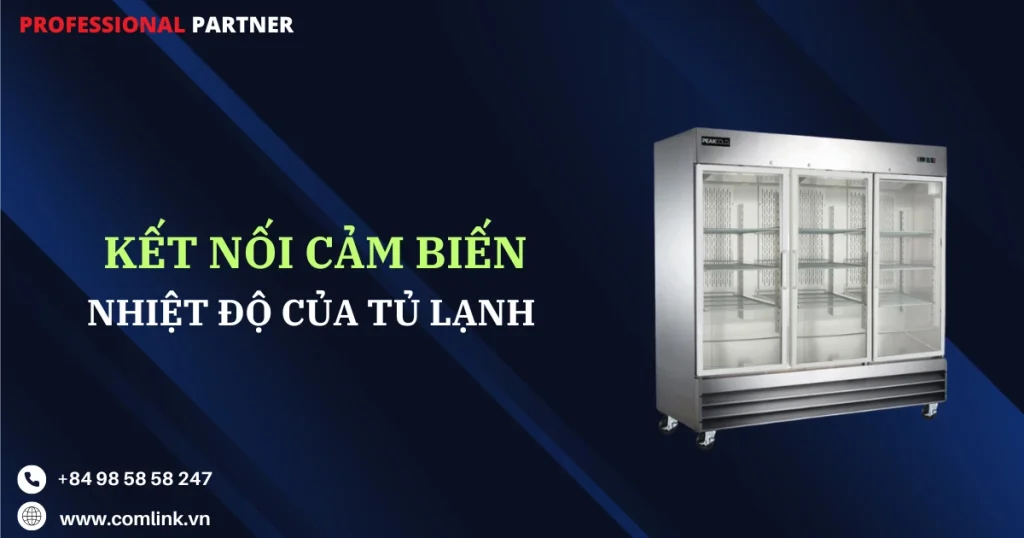 Kết nối cảm biến nhiệt độ tủ lạnh