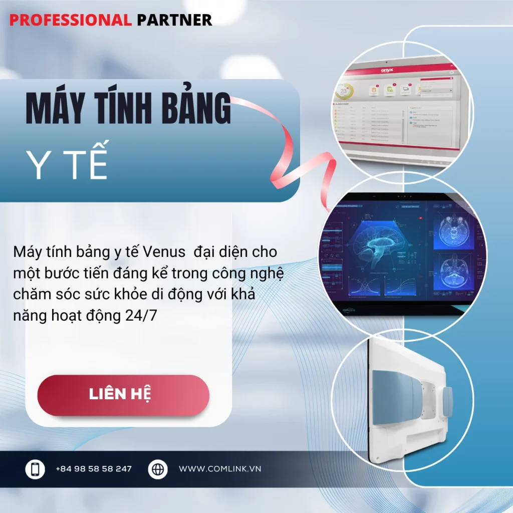 Máy tính bảng y tế Venus được Comlink mang đến triển lãm