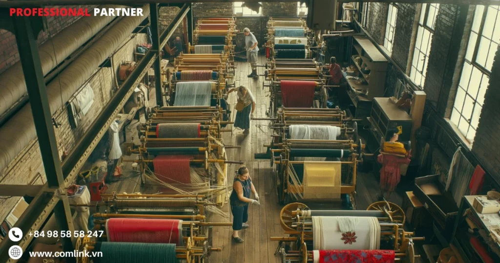 Tích hợp với hệ thống máy dệt hiện đại