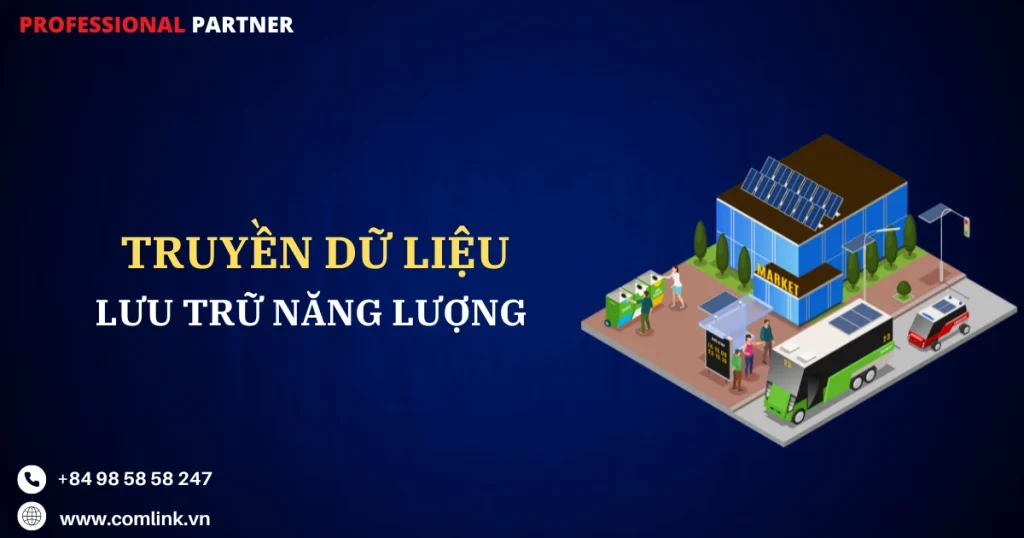 Truyền dữ liệu hệ thống lưu trữ năng lượng